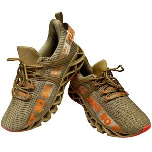 Athletic Running Shoes Just‎ So So Orange Accents Comfort Lightweight